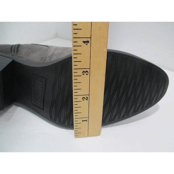 NEW Sonoma Giana Gray Leather Ankle Boots Womens 7.5M - Picture 12 of 13